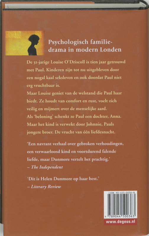 Achterkant van Dochter van een nacht