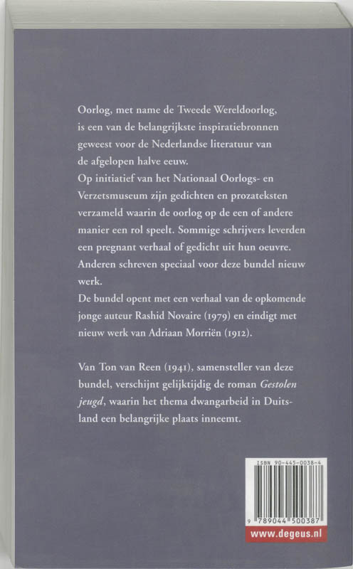 Achterkant van Oorlog