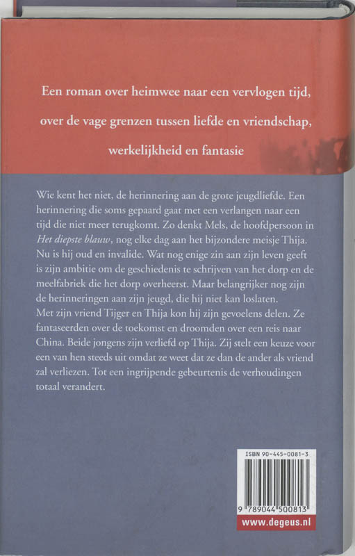 Achterkant van Het diepste blauw