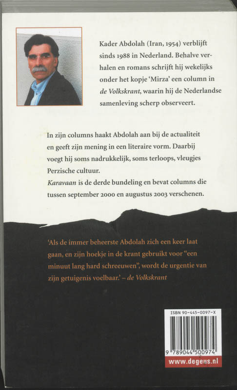 Achterkant van Karavaan