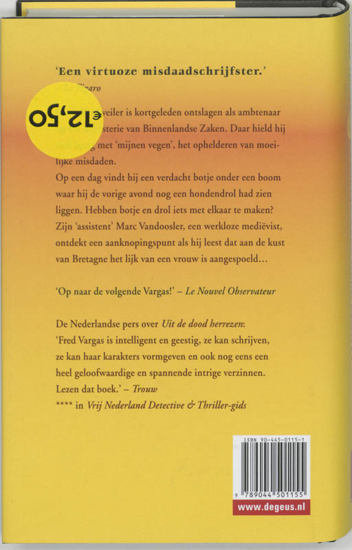 Achterkant van Een beetje meer naar rechts