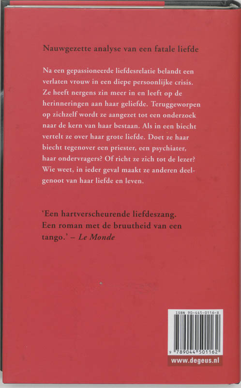 Achterkant van Geef me genot