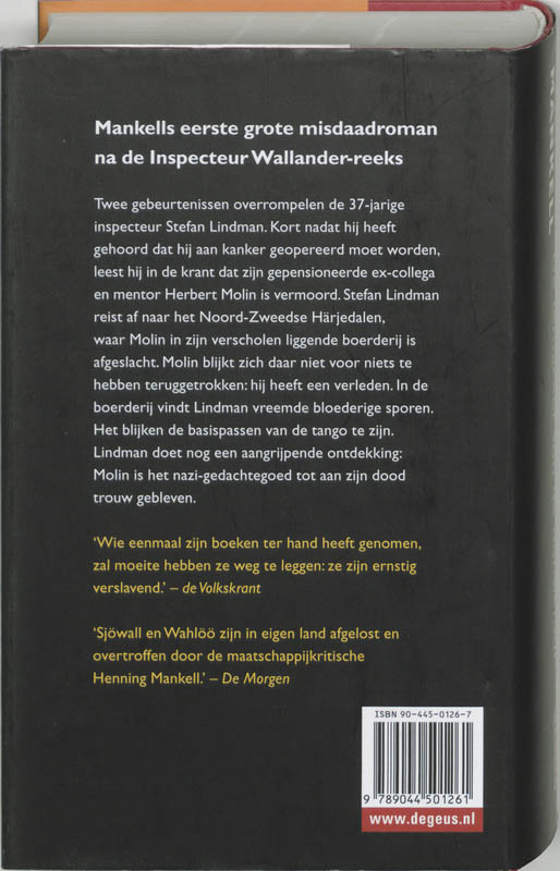Achterkant van De terugkeer van de dansleraar