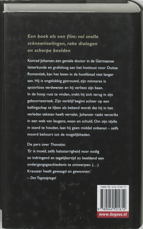 Achterkant van Thanatos