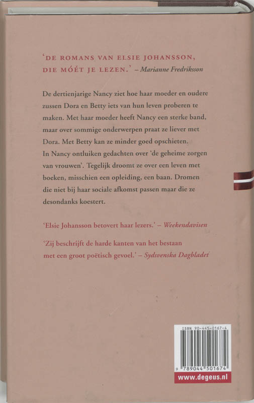 Achterkant van Glazen vogels