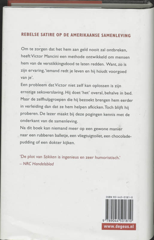 Achterkant van Stikken