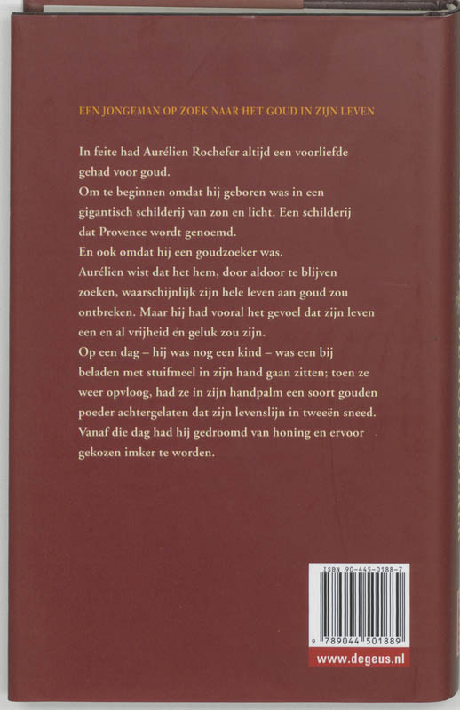 Achterkant van De goudzoeker