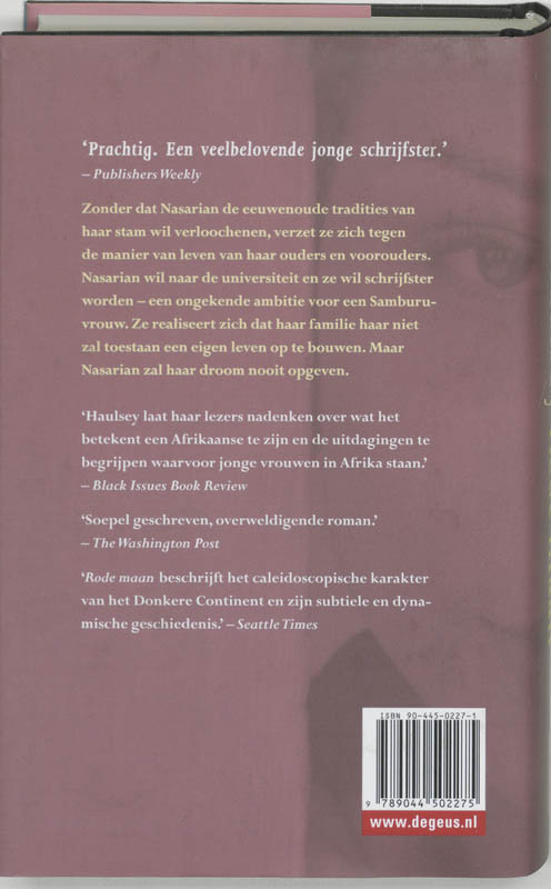 Achterkant van Rode maan