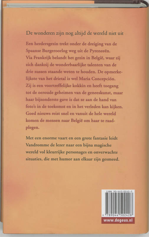 Achterkant van Het oog van Maria Concepcion