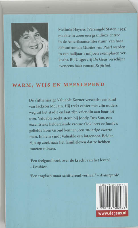 Achterkant van Moeder van Pearl