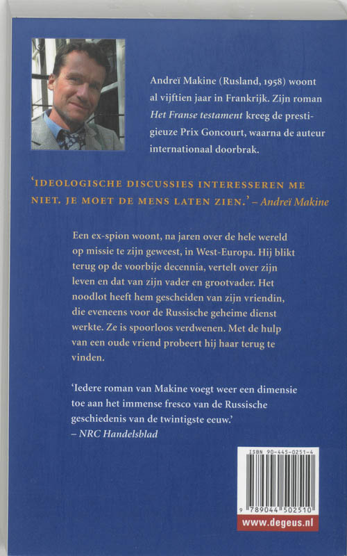 Achterkant van Requiem voor Rusland