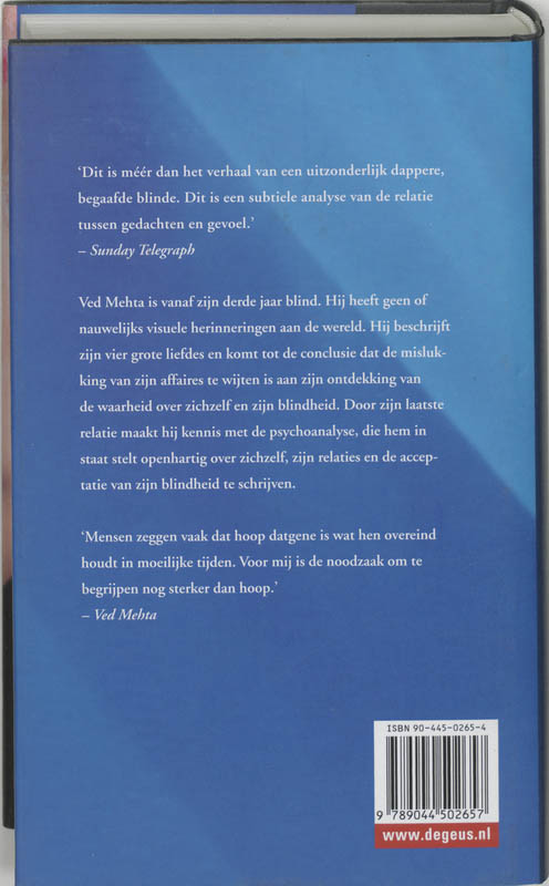 Achterkant van Alles uit liefde