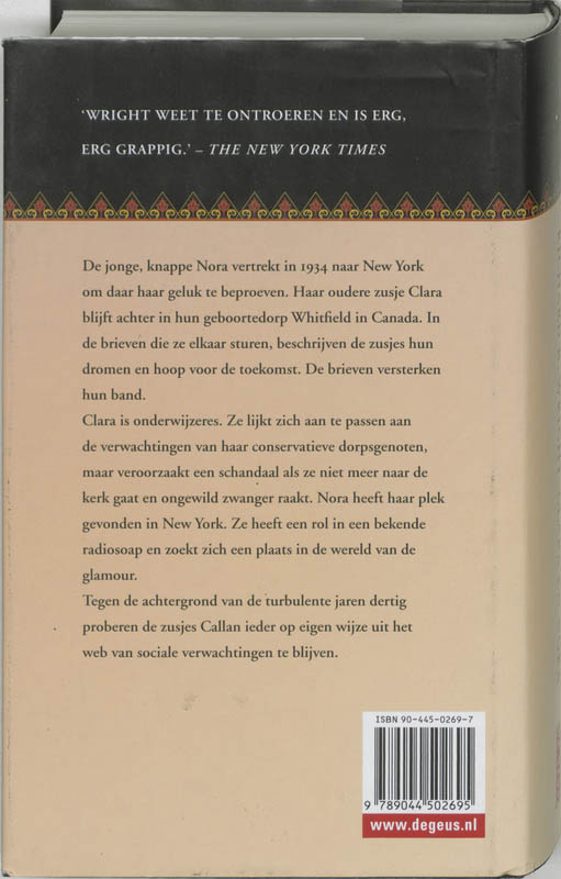 Achterkant van Clara en Nora