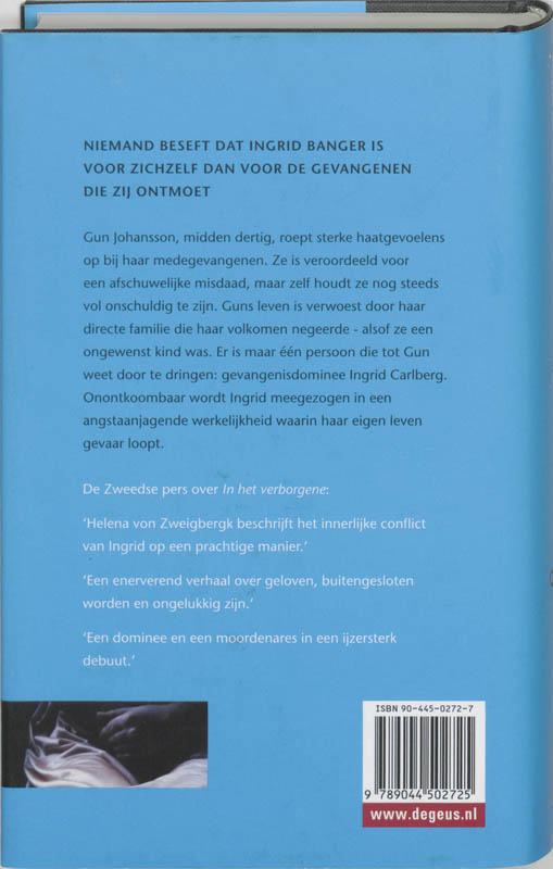 Achterkant van In het verborgene