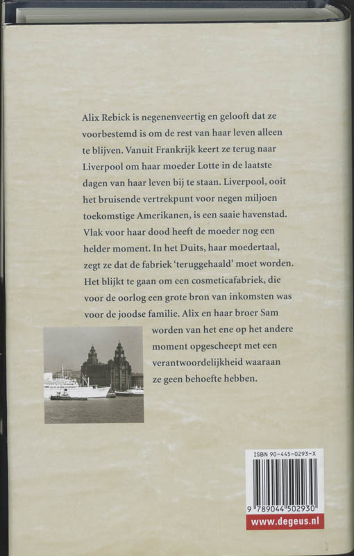 Achterkant van We zijn er nog