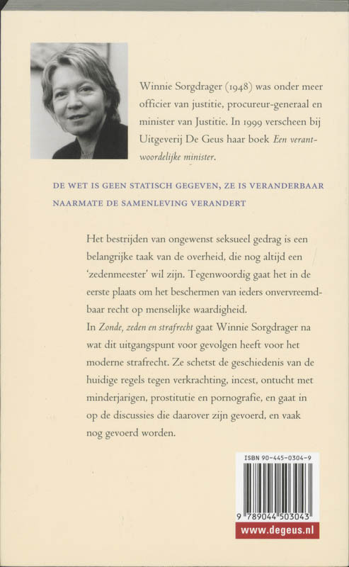 Achterkant van Zonde, zeden en strafrecht