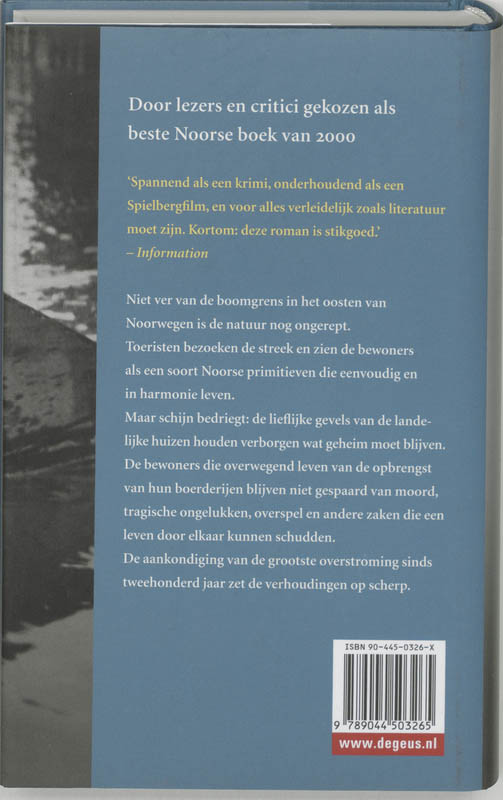 Achterkant van De grote overstroming