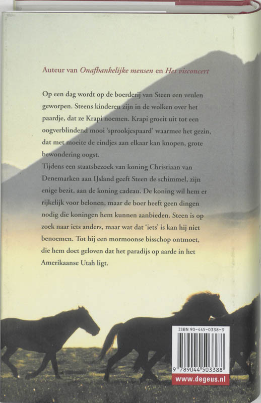 Achterkant van Het herwonnen paradijs