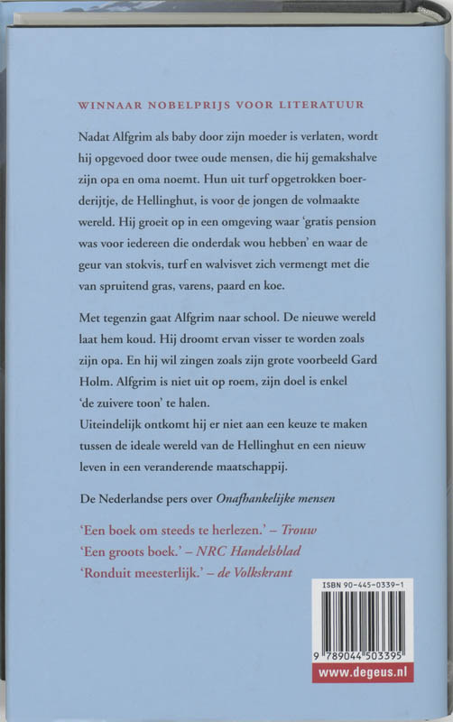 Achterkant van Het visconcert