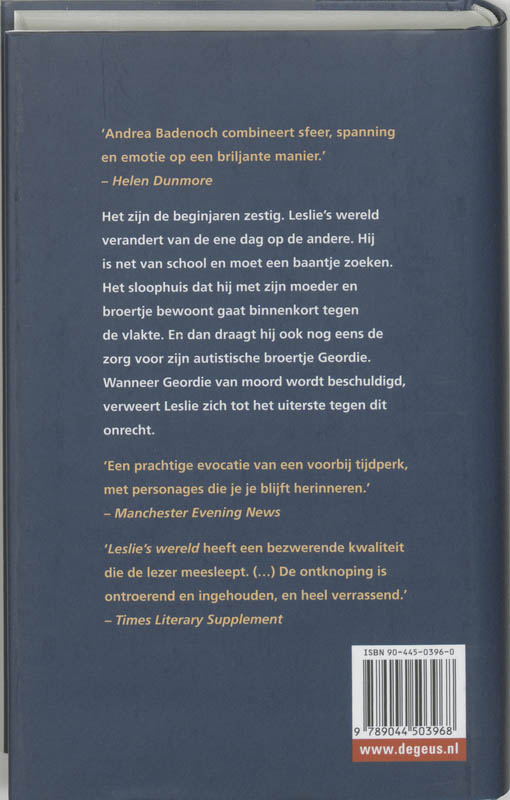 Achterkant van Leslie's wereld