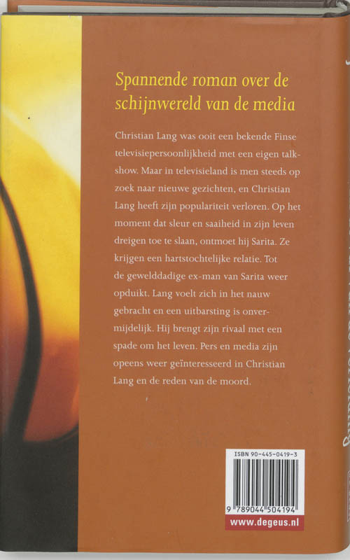 Achterkant van In de val van de verleiding