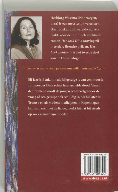 Achterkant van Het boek Benjamin
