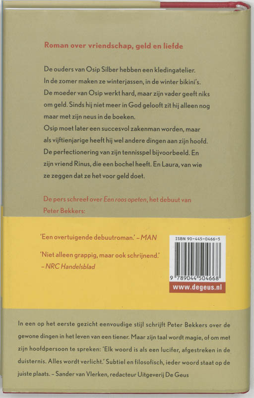Achterkant van Veel mensen vielen in zee