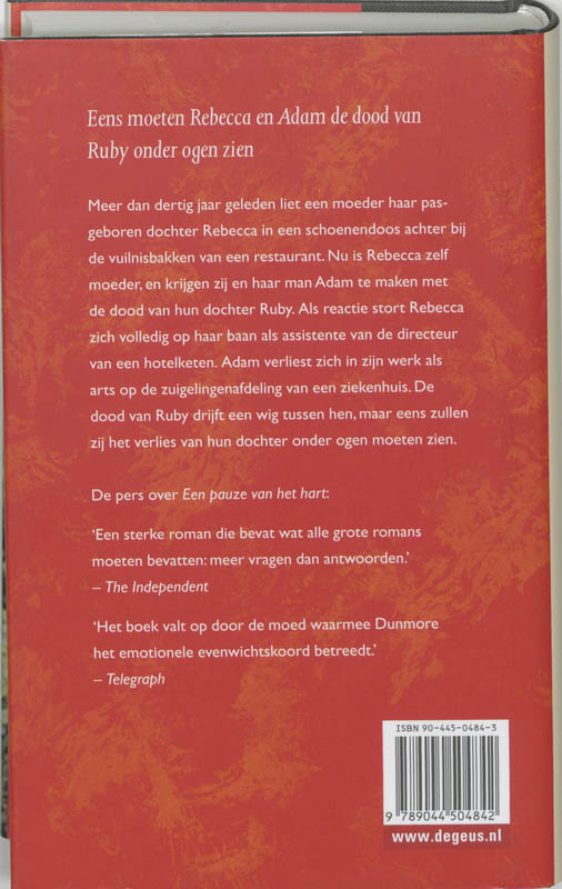 Achterkant van Een pauze van het hart