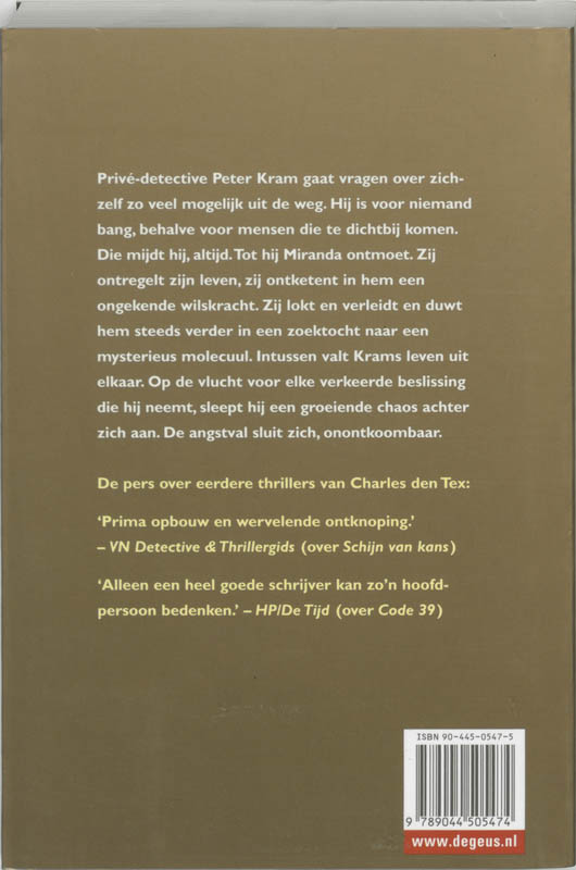 Achterkant van Angstval