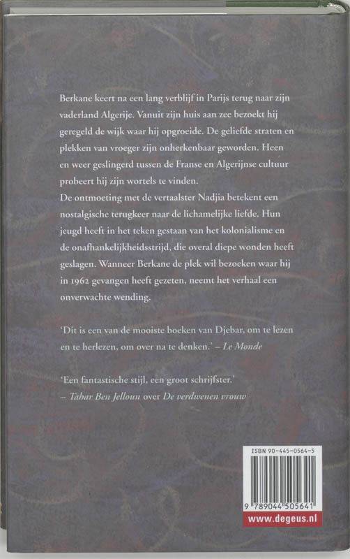 Achterkant van Het verloren woord