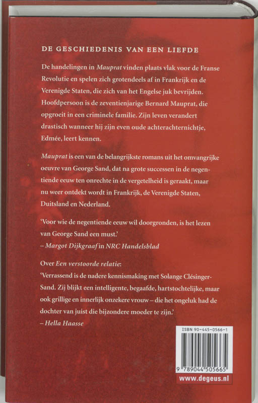 Achterkant van Mauprat