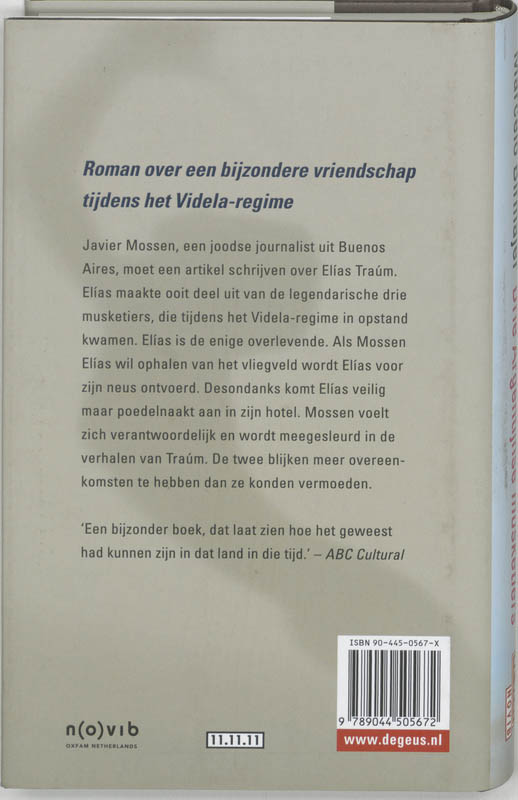 Achterkant van Drie Argentijnse musketiers
