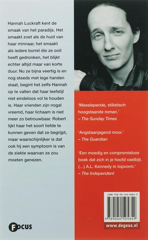 Achterkant van De smaak van het paradijs