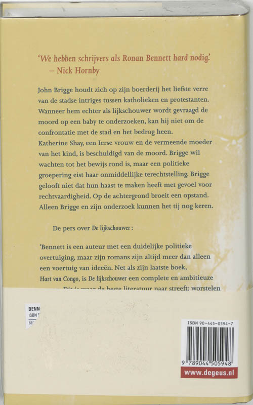 Achterkant van De lijkschouwer