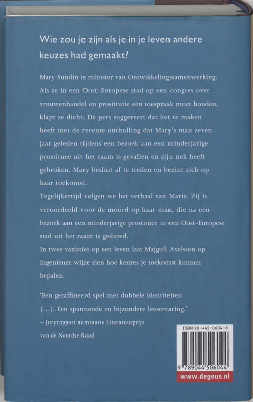 Achterkant van De vrouw die ik nooit was