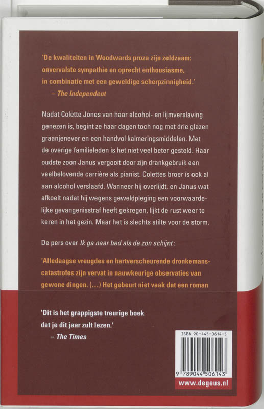 Achterkant van Ik ga naar bed als de zon schijnt