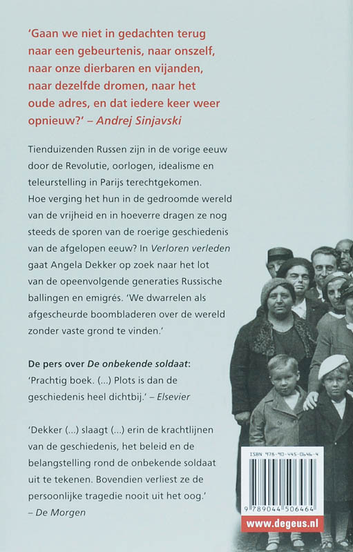 Achterkant van Verloren verleden