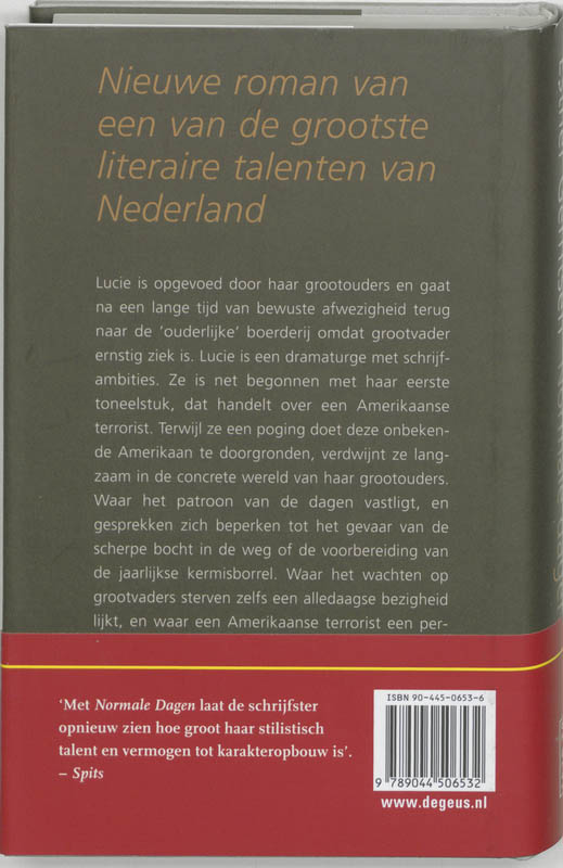 Achterkant van Normale dagen