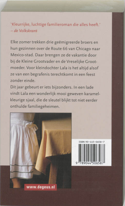 Achterkant van Een huid van karamel