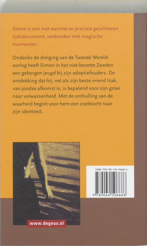 Achterkant van Simon