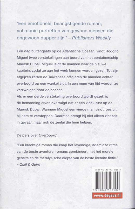 Achterkant van Overboord