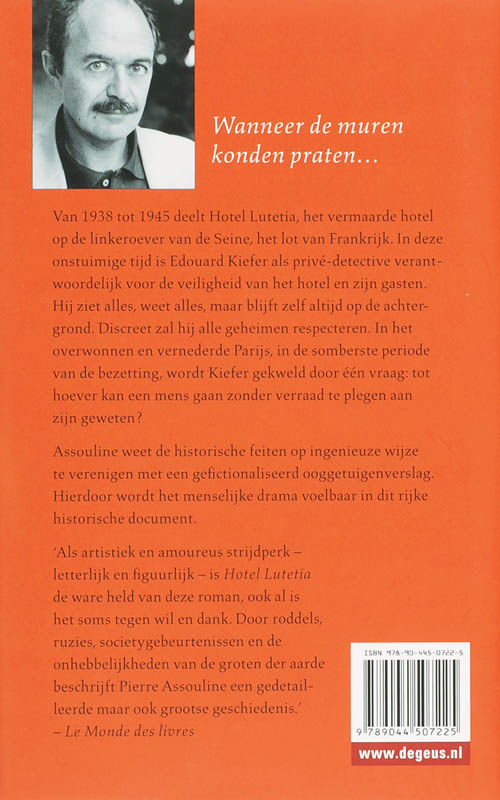 Achterkant van Hotel Lutetia