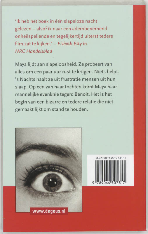 Achterkant van Slaap!