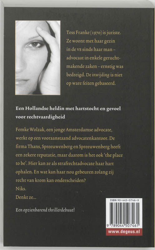 Achterkant van De inwijding