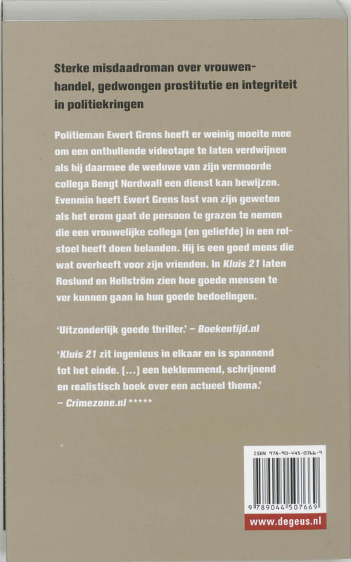 Achterkant van Kluis 21