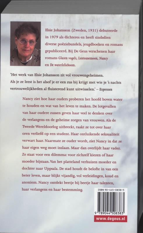 Achterkant van Nancy-trilogie