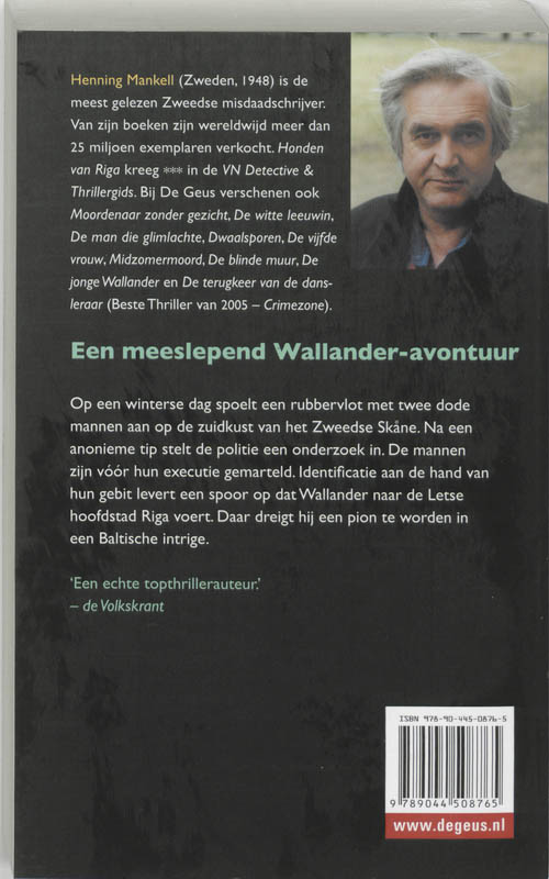Achterkant van Honden van Riga