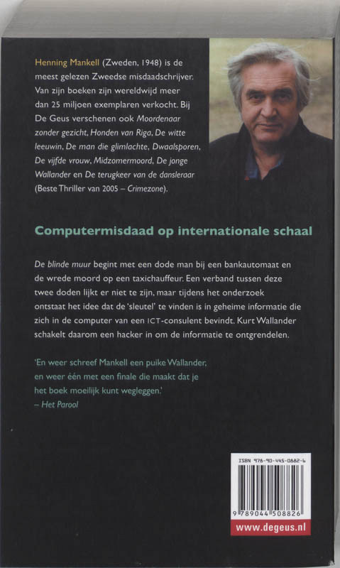 Achterkant van De blinde muur