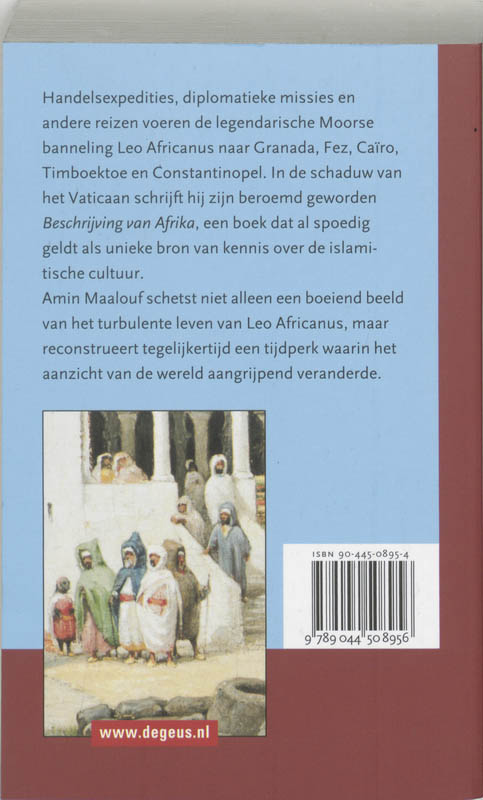 Achterkant van De geograaf van de paus