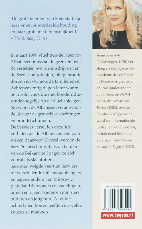 Achterkant van Met de rug naar de wereld
